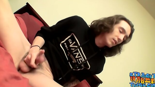 Sean Johansen In Skinny Twink Enjoys Wanking His Fat Shaft