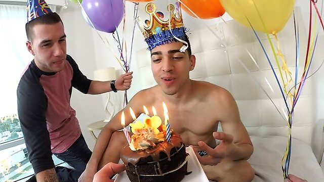 Gay Threesome Birthday