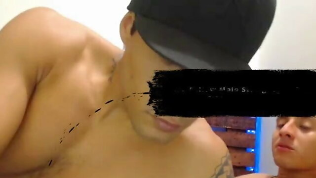 Hot boys threesome sex on cams