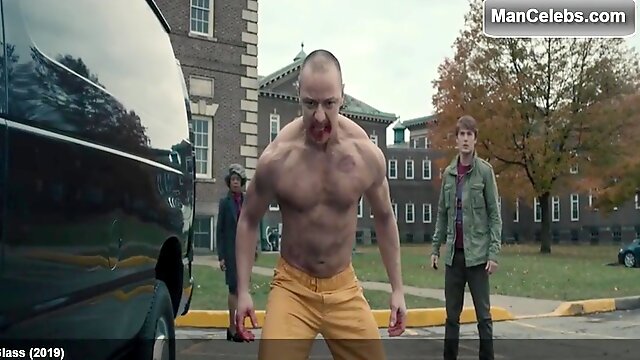 James McAvoy strong muscular torso