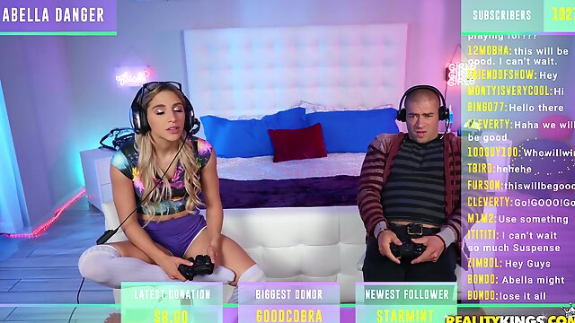 A naked Twitch girl gets as down and dirty as a streamer can get.