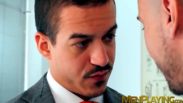 Suit Hunk Jonathan Miranda Bangs Art Dealer After Rimming