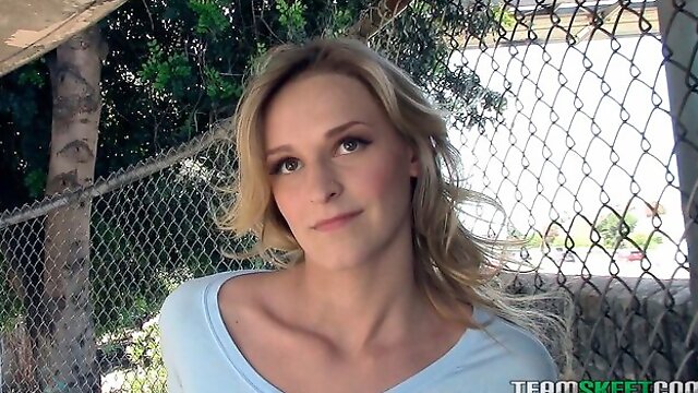 Sensual small-tit model Crissy Kay looks so good in the cowgirl pose