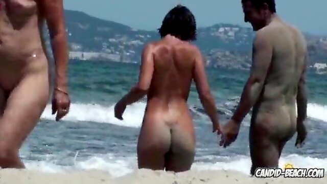 Voyeur, Plage, Espion, Clito, Naturel, Gros Clito, Rasage