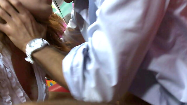 Big Cock Inspector Drills Tight Pussy