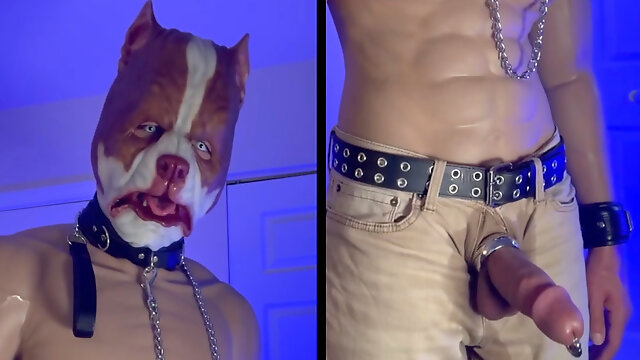 Clyde the Rubber Creature Jacks Off and Cums