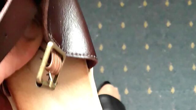 Fucking wife's sandal