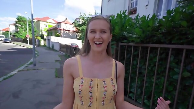 Ive got such big natural boobs for cash on the abandoned czech street