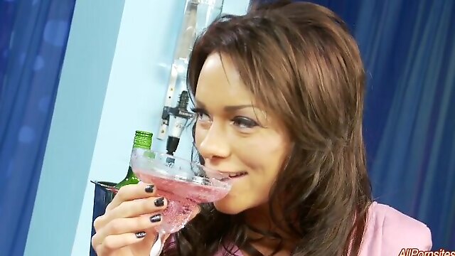 Doggy style dicking with Paige Ashley wearing pink stockings