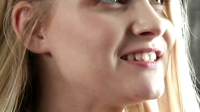 Horny blonde chick Harlow West flashes her tits and gets fucked