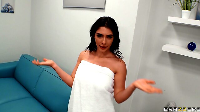 POV video of incredible fucking with oiled cutie Tru Kait