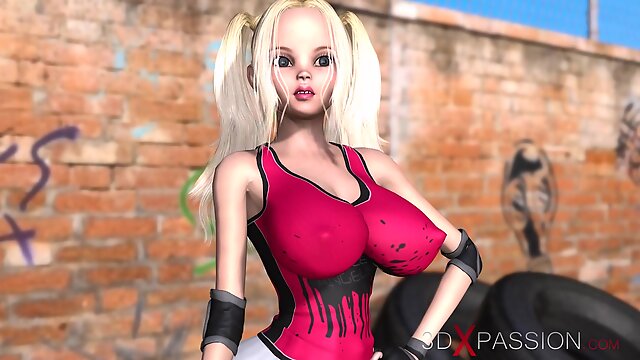 Hot sex in jungle! Big black cock rams college girl