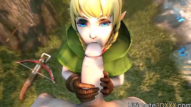 Hot horny Warcraft elfs getting pussy banged by huge dick humans and orcs.