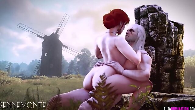 Sexy Witcher babes enjoying getting theri pussies and mouths fucked