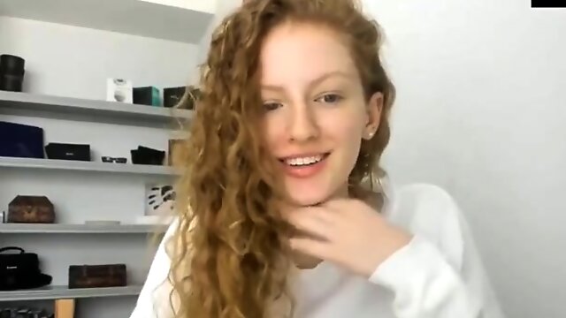 Sensual Solo Jerk Off with sexy redhead teen