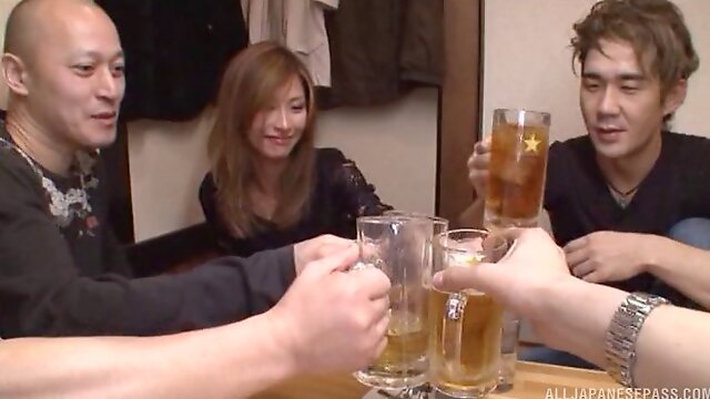 Japanisch Mmf, Japanese Drunk, Betrunken Behaart