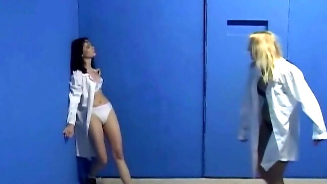 Flirty nurse gets a facial cumshot from a hardcore missionary thrust