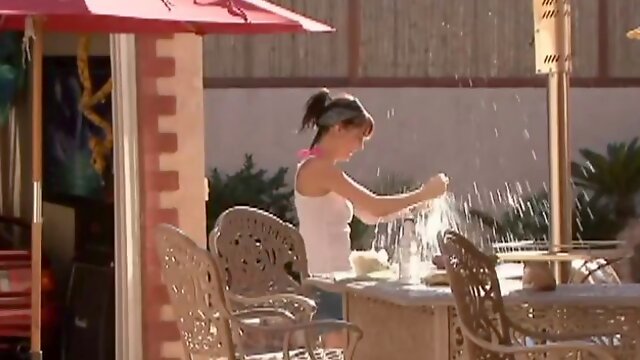 Lesbian trio has wild outdoor sex on a sunny summer day