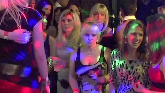 Lovely hot ladies gets nasty and horny in a club fuck party