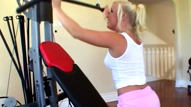 Horny MILF Gets Her Yummy Sweaty Ass Rammed In The Gym