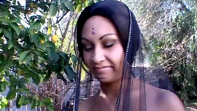 Horny Indian Amateur Fondles Her Tits As Her Pussy Is Licked