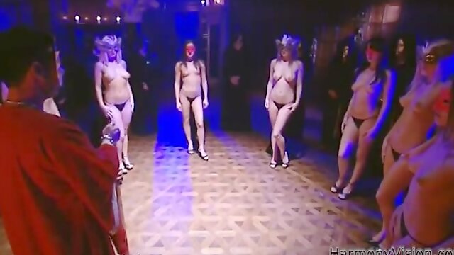 Ceremonial Gangbang at the sex party for Isabel Ice