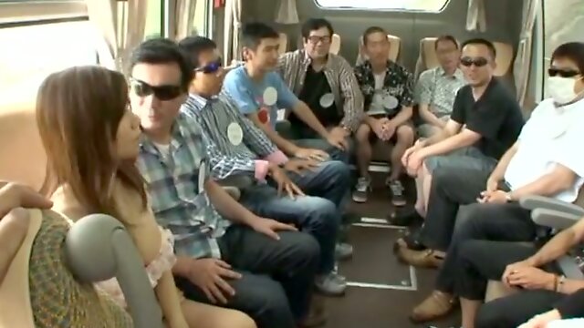 Japanese Bus Gangbang