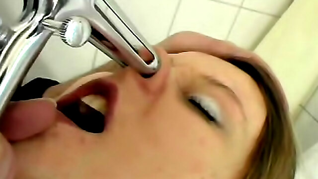 Painful exploration of her teenage body