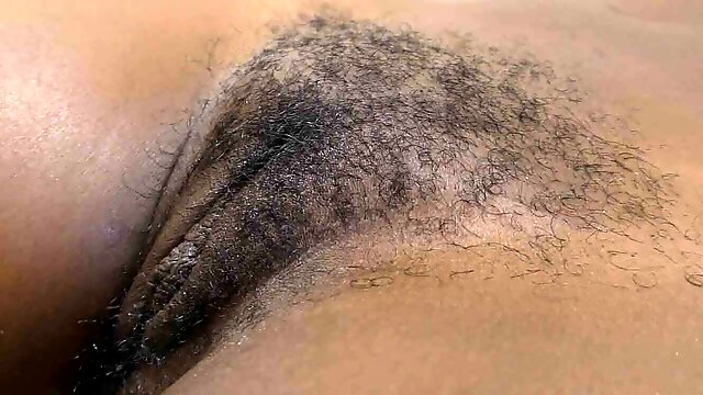 Hairy, Short Hair, African, Pussy, French, Creampie