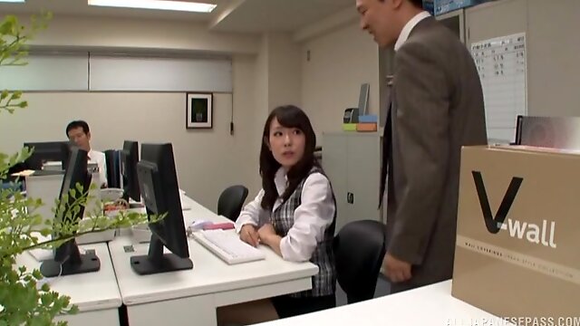 Hardcore fucking between a boss and his secretary Imai Mayumi