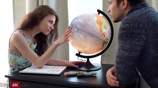 Lovely cutie riding her boyfriends fat cock