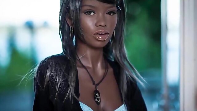 Excellent ebony sex doll
