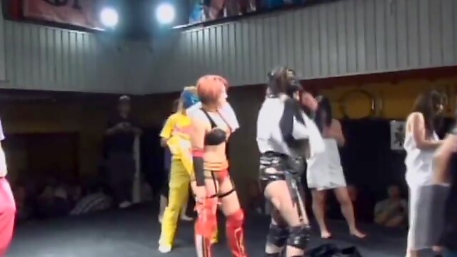 Japanese nude lesbians wrestling