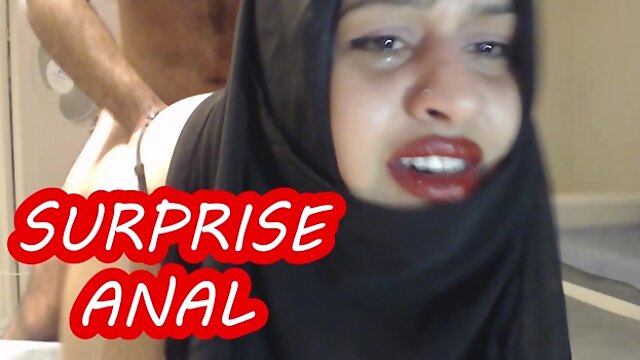 Homemade Arab anal fuck