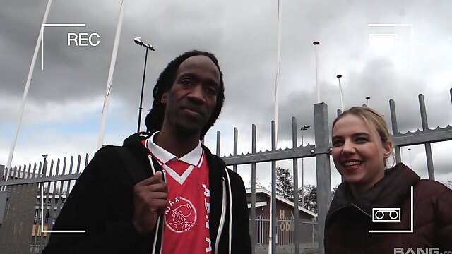 Lucky black guy gets to fuck Ivey Passion while she moans loudly