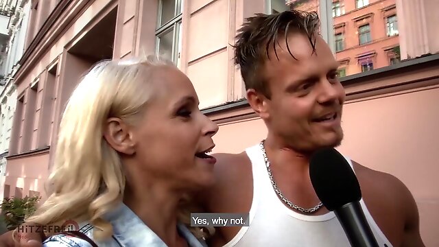 German couple from street fuck on camera