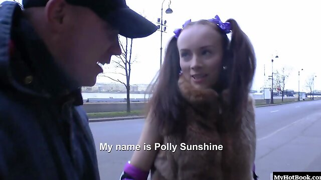 Polly Sunshine takes loads in her butt whenever she can get a chance