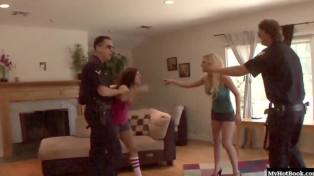 Samantha Sin has always liked being fondled by cops, and her friend Ashli