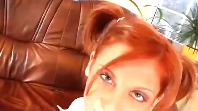 Skinny redhead teens first extreme anal fuck lesson by our smoking boss