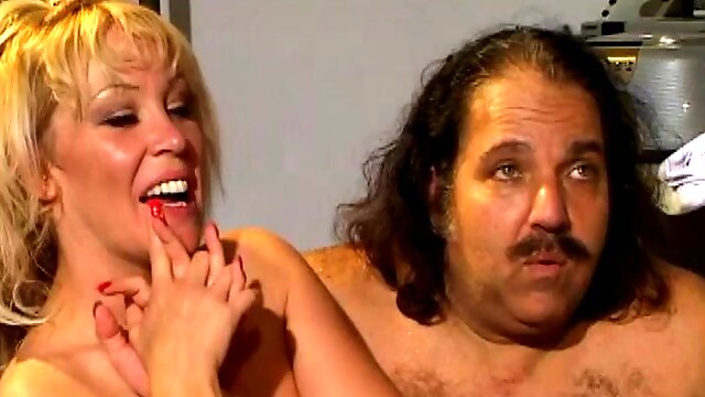 Ron Jeremy lays his famous pipe to a chick in an office