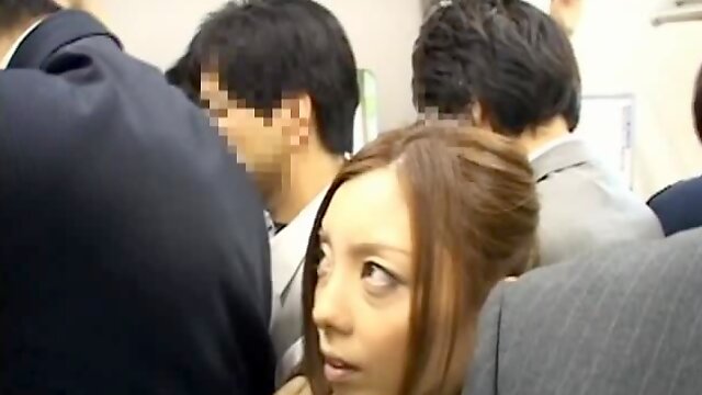 Slutty Azumi Mizushima gets fucked on a train