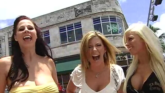 Busty Babes Have A Foursome With A Store Owner