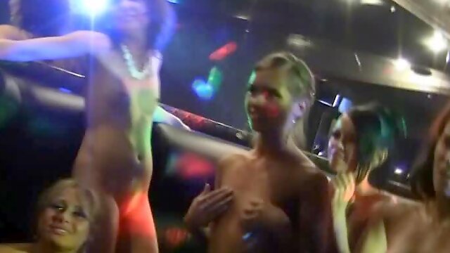 Wild Sex Party At A Strip Club With Drunk And Incredibly Horny Babes