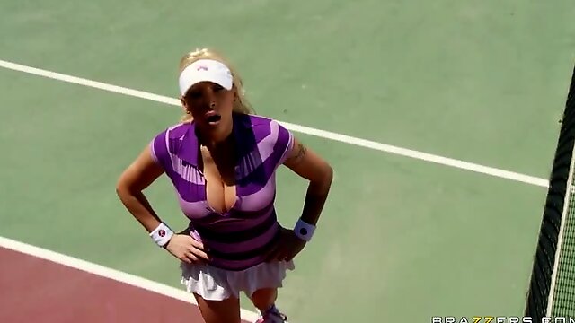 Playing Tennis is Overrated When You Can Have Hardcore Sex Outdoors