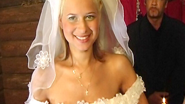Bride, German, Wife, Natural, Gangbang, Group, Wedding