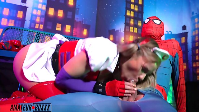Takes Spidermans Virginity - Parody With Harley Quinn And Bo Tingley