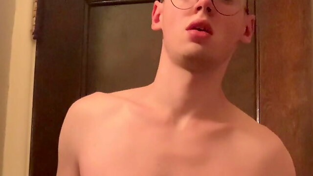 Hitting my prostate with a dildo and moaning kits