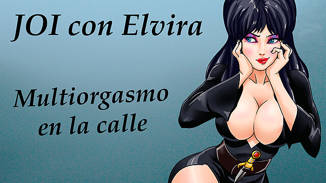 Spanish JOI con Elvira, Mistress of the Dark. 