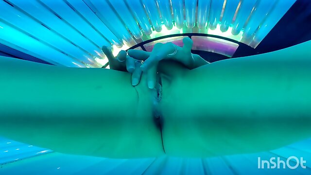 Trixie Has Some Tanning Bed Fun