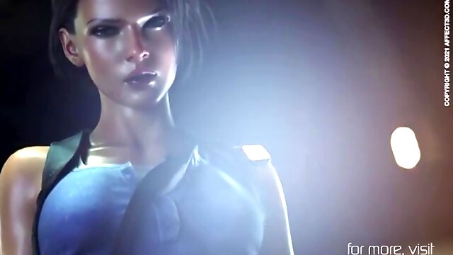 Jill Valentine gets fucked by a monster in 3d fantasy animation